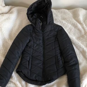 Black winter coat